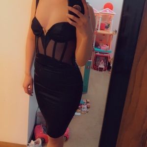 Oh Polly black dress.